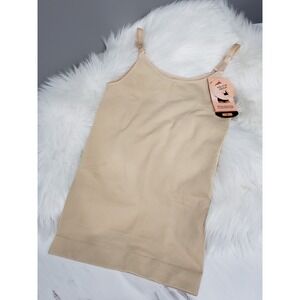 NEW SMALL BEIGE Shapermint All Day Every Day Scoop Neck Cami Shapewear